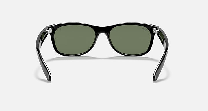 Ray-Ban RB2132M SCUDERIA FERRARI COLLECTION Black with G-15 Green Solid Color lenses - Back