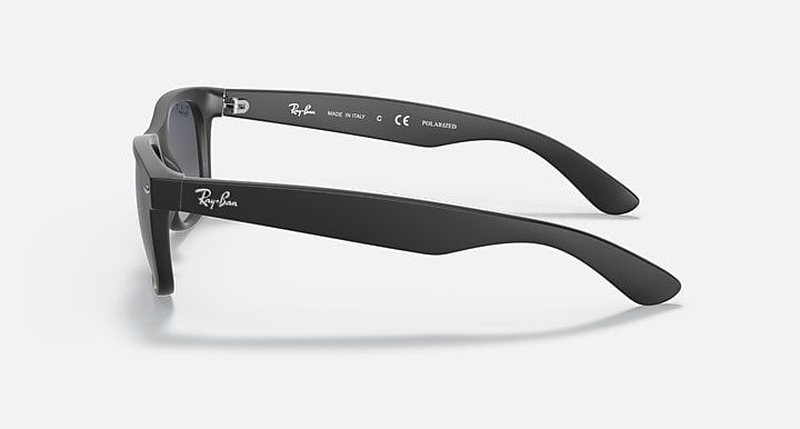 Ray-Ban NEW WAYFARER CLASSIC Black with Blue Gradient Polarized Gradient lenses - Lateral