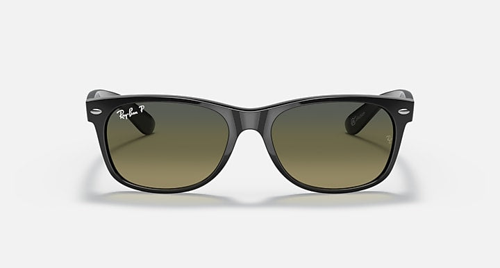 Ray-Ban NEW WAYFARER @COLLECTION Black with Polarized Blue & Green Gradient Gradient lenses - Front