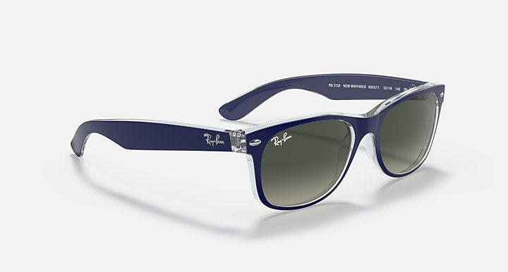 Ray-Ban NEW WAYFARER COLOR MIX Blue with Grey Gradient lenses - Alternative