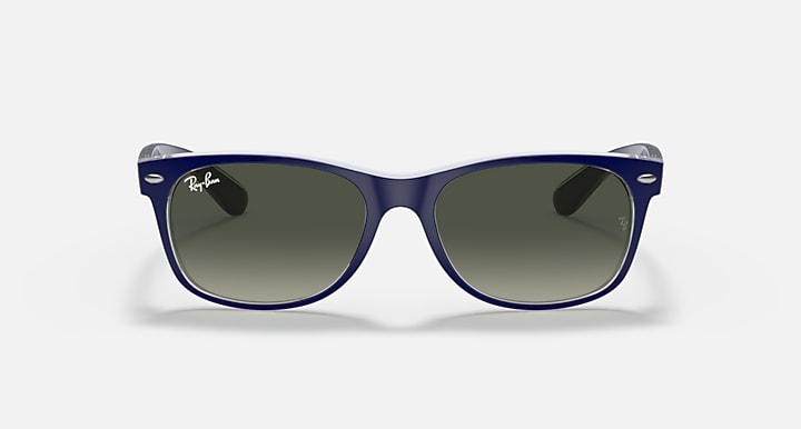 Ray-Ban NEW WAYFARER COLOR MIX Blue with Grey Gradient lenses - Front