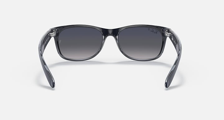 Ray-Ban NEW WAYFARER CLASSIC Blue with Blue Gradient Polarized Gradient lenses - Back