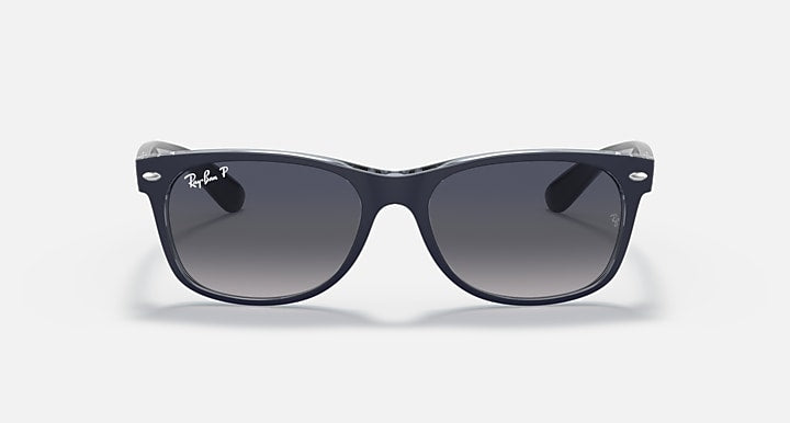 Ray-Ban NEW WAYFARER CLASSIC Blue with Blue Gradient Polarized Gradient lenses - Front