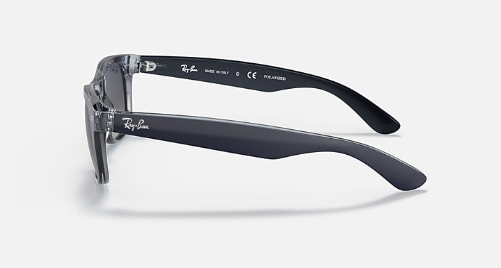 Ray-Ban NEW WAYFARER CLASSIC Blue with Blue Gradient Polarized Gradient lenses - Lateral