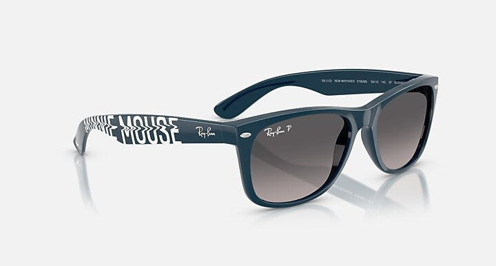 Ray-Ban NEW WAYFARER DISNEY MICKEY & MINNIE MOUSE LIQUID Blue Navy with Grey Gradient Polarized Gradient lenses - Alternative