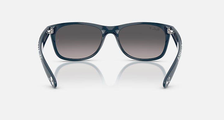 Ray-Ban NEW WAYFARER DISNEY MICKEY & MINNIE MOUSE LIQUID Blue Navy with Grey Gradient Polarized Gradient lenses - Back