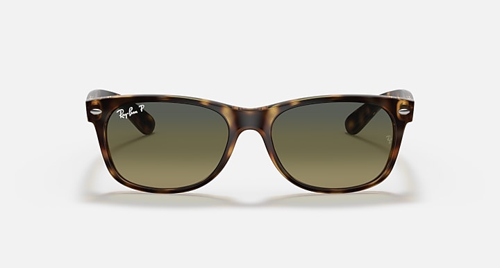 Ray-Ban NEW WAYFARER CLASSIC Havana with Green Gradient Blue Polarized Gradient lenses - Front