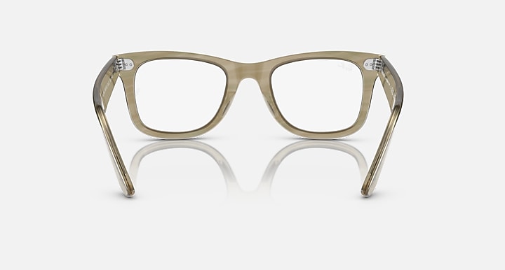 Ray-Ban ORIGINAL WAYFARER CHANGE TRANSITIONS® Photo Striped Grey with Clear/Blue Transitions® lenses - Back