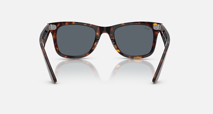 Ray-Ban ORIGINAL WAYFARER CLASSIC Havana with Blue Solid Color lenses - Back