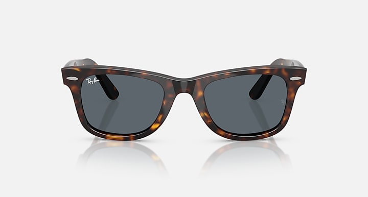 Ray-Ban ORIGINAL WAYFARER CLASSIC Havana with Blue Solid Color lenses - Front