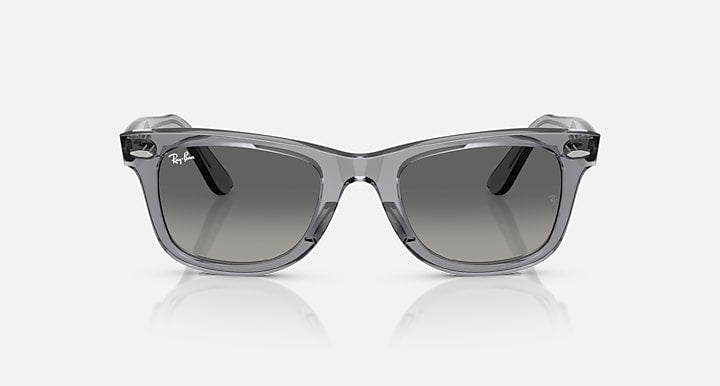 Ray-Ban ORIGINAL WAYFARER CLASSIC Transparent Grey with Light Grey Gradient Dark Grey Gradient lenses - Front