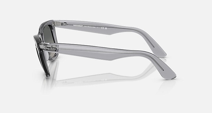 Ray-Ban ORIGINAL WAYFARER CLASSIC Transparent Grey with Light Grey Gradient Dark Grey Gradient lenses - Lateral