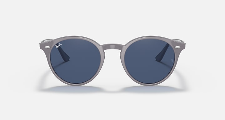 Ray-Ban RB2180 Grey with Dark Blue Solid Color lenses - Front