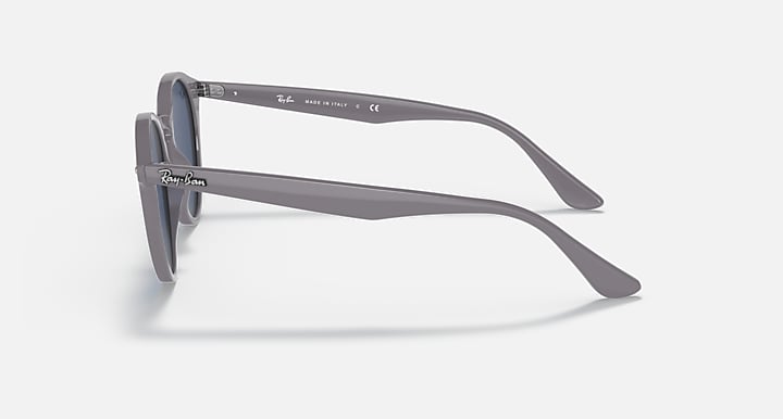 Ray-Ban RB2180 Grey with Dark Blue Solid Color lenses - Lateral