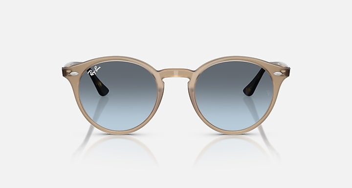 Ray-Ban RB2180 Turtledove; Havana with Blue Gradient Grey Gradient lenses - Front