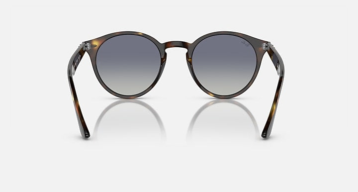Ray-Ban RB2180 Light Havana with Light Grey/Dark Blue Gradient lenses - Back
