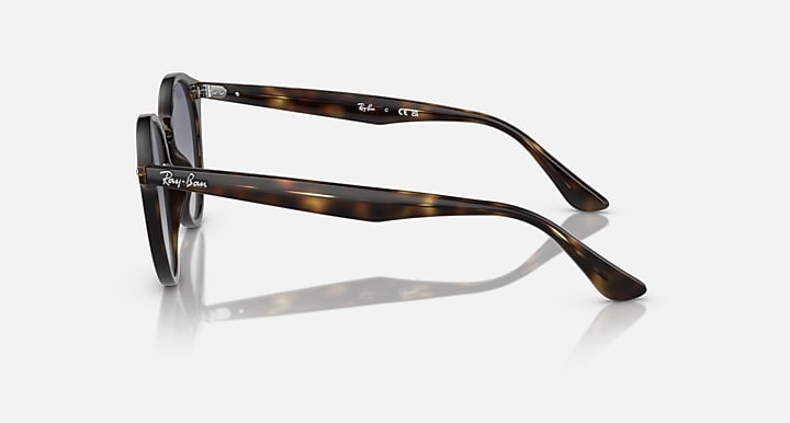 Ray-Ban RB2180 Light Havana with Light Grey/Dark Blue Gradient lenses - Lateral