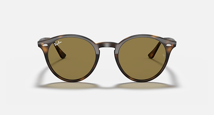 Ray-Ban RB2180 Light Havana with B-15 Brown Solid Color lenses - Front