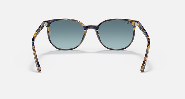 Ray-Ban ELLIOT Yellow & Blue Havana; Tortoise with Blue Gradient Gradient lenses - Back