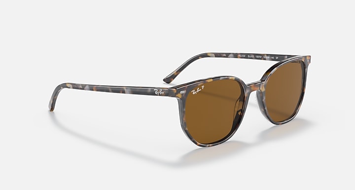 Ray-Ban ELLIOT Havana Brown Grey with Brown Polarized Solid Color lenses - Alternative