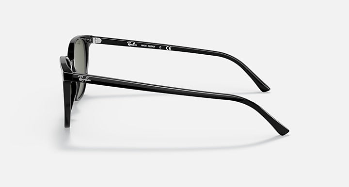 Ray-Ban ELLIOT Black with G-15 Green Solid Color lenses - Lateral