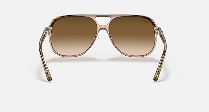 Ray-Ban BILL Havana On Transparent Brown; Tortoise with Light Brown Gradient Gradient lenses - Back