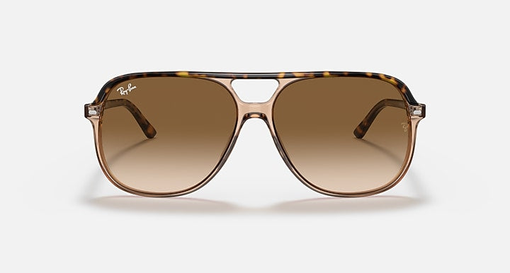Ray-Ban BILL Havana On Transparent Brown; Tortoise with Light Brown Gradient Gradient lenses - Front