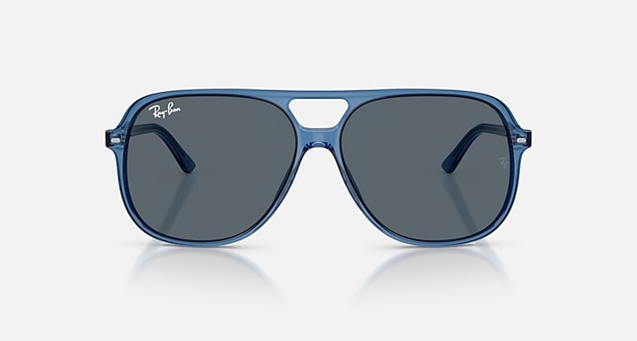 Ray-Ban BILL 4TH OF JULY LIMITED Transparent Blue with Blue Solid Color lenses - Front