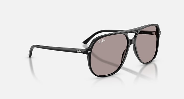 Ray-Ban BILL SUMMER CAPSULE Black with Violet Solid Color lenses - Alternative