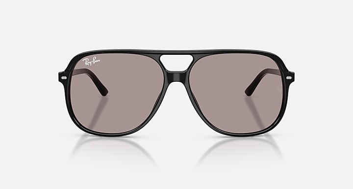 Ray-Ban BILL SUMMER CAPSULE Black with Violet Solid Color lenses - Front