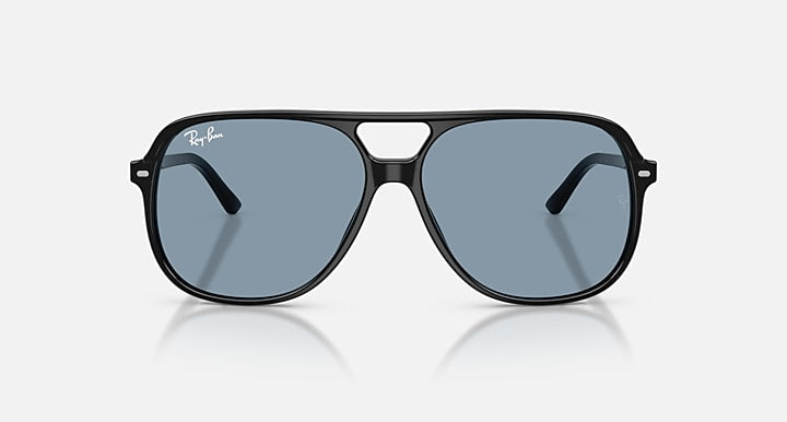 Ray-Ban BILL SUMMER CAPSULE Black with Blue Solid Color lenses - Front