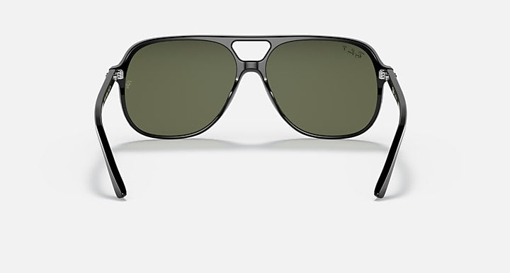 Ray-Ban BILL Black with G-15 Green Polarized Solid Color lenses - Back