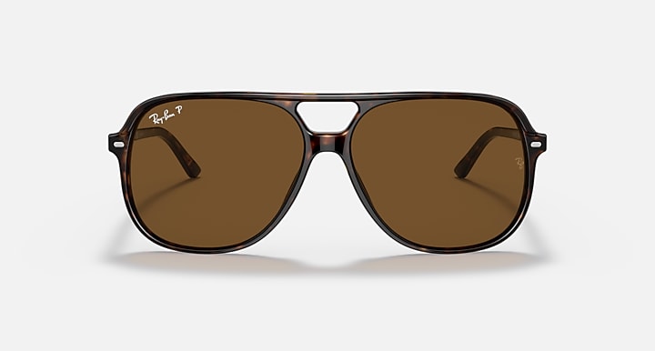 Ray-Ban BILL Havana; Tortoise with Brown Polarized Solid Color lenses - Front