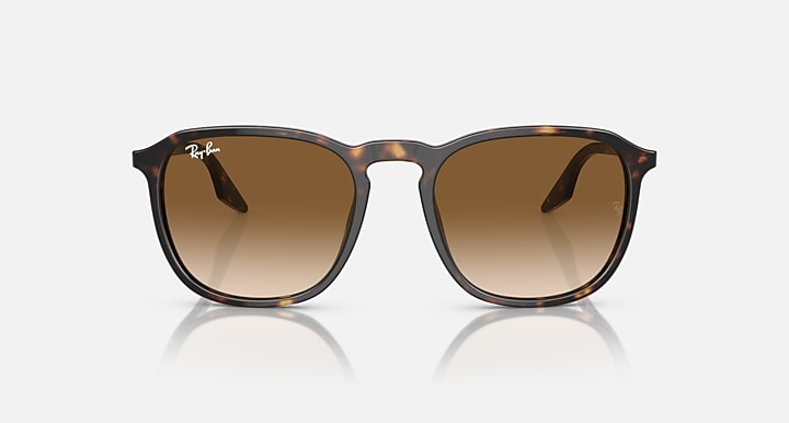 Ray-Ban RB2203 Havana with Light Brown Gradient lenses - Front