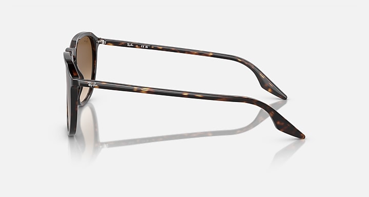 Ray-Ban RB2203 Havana with Light Brown Gradient lenses - Lateral