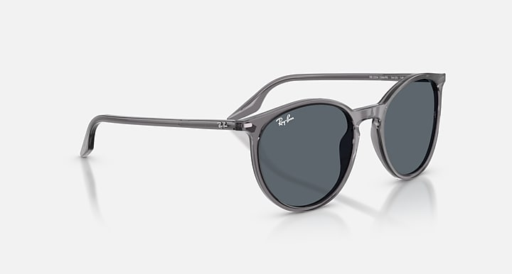 Ray-Ban RB2204 Transparent Grey with Blue Solid Color lenses - Alternative