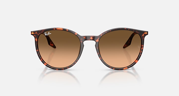 Ray-Ban RB2204 Havana Red Turtle with Pink Gradient Black Gradient lenses - Front