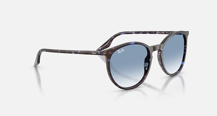 Ray-Ban RB2204 Havana Blue Turtle with Clear Gradient Blue Gradient lenses - Alternative