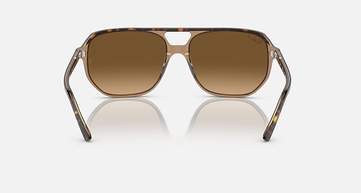 Ray-Ban BILL ONE Havana On Transparent Brown with Brown Polarized Gradient lenses - Back