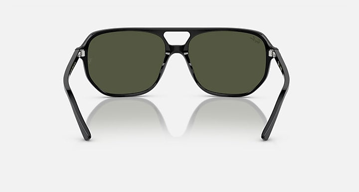 Ray-Ban BILL ONE Black with Green Solid Color lenses - Back