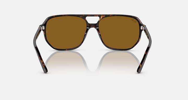 Ray-Ban BILL ONE Havana with Brown Solid Color lenses - Back