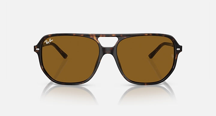 Ray-Ban BILL ONE Havana with Brown Solid Color lenses - Front