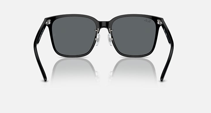 Ray-Ban RB2206D Black with Dark Grey Solid Color lenses - Back
