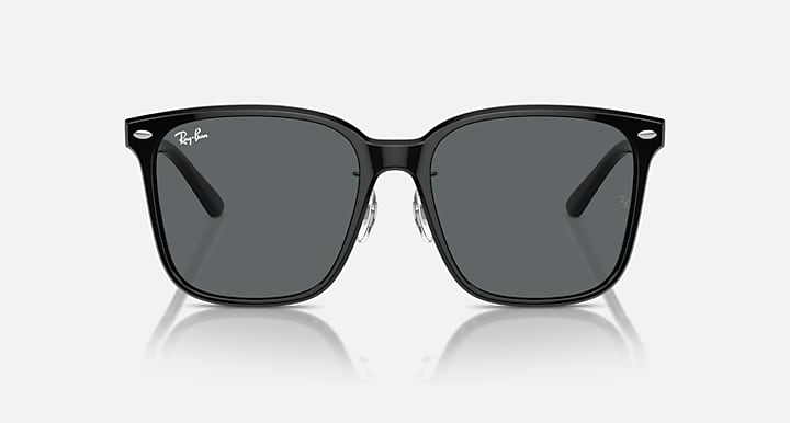 Ray-Ban RB2206D Black with Dark Grey Solid Color lenses - Front