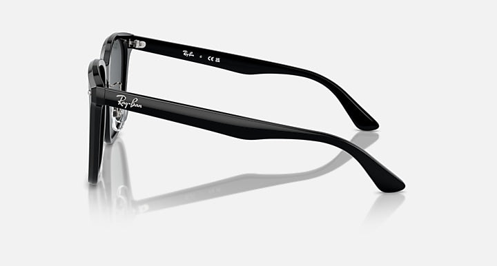 Ray-Ban RB2206D Black with Dark Grey Solid Color lenses - Lateral