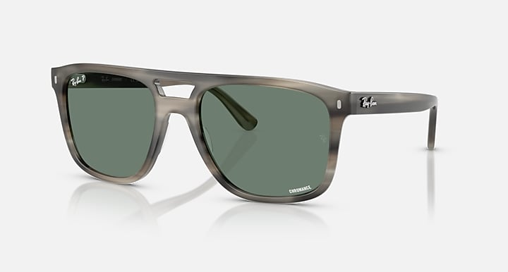 Ray-Ban RB2213 POLARIZED+ LENSES Havana Grey with Polarized+ Grey Polarized+ lenses - Quarter