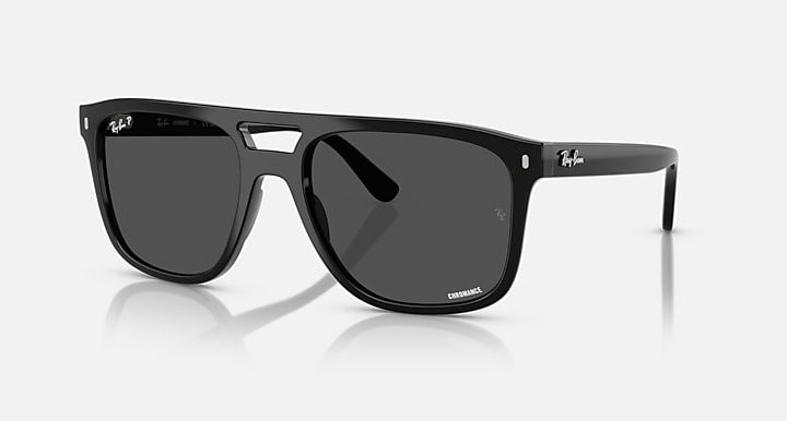 Ray-Ban RB2213 POLARIZED+ LENSES Black with Polarized+ Dark Grey Polarized+ lenses - Quarter