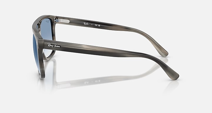 Ray-Ban RB2213 Grey Havana; Havana Grey with Clear Gradient Blue Gradient lenses - Lateral