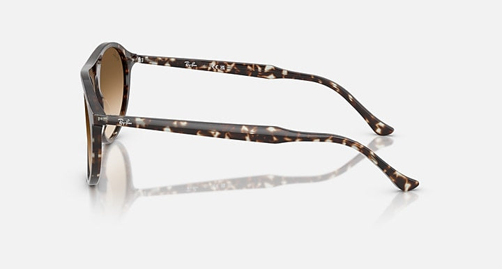 Ray-Ban RB2215 Havana Yellow Turtle with Clear Gradient Brown Gradient lenses - Lateral