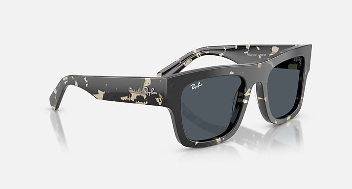 Ray-Ban RB2217M SCUDERIA FERRARI COLLECTION Grey Havana with Dark Grey Solid Color lenses - Alternative